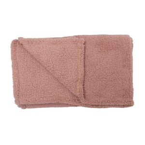 Manta Sherpa 125x150cm Rosado