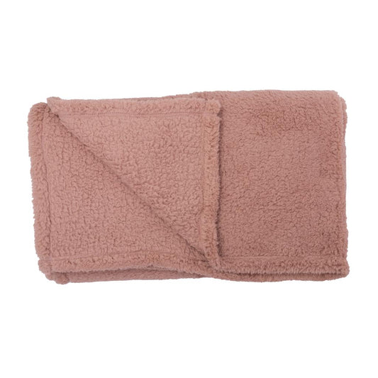 Manta Sherpa 125x150cm Rosado