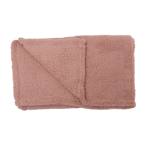 Manta Sherpa 125x150cm Rosado