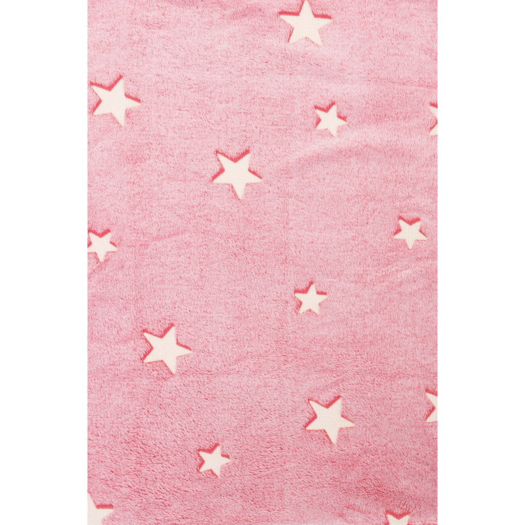 Poncho Manta Que Brilla en la Oscuridad Rosado