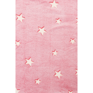 Poncho Manta Que Brilla en la Oscuridad Rosado