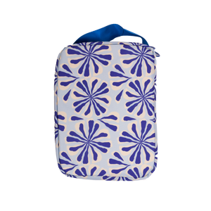 Combo Organizador de Viaje Cosmetiquero 24cm x 18cm Gout Aqua y Toalla de Playa Redonda 150 cm Colores surtidos.