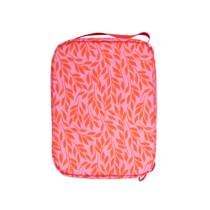 Combo Banano Silicona Rosado y Organizador de Viaje 24cm x 18cm. Cosmetiquero Gout Rosado