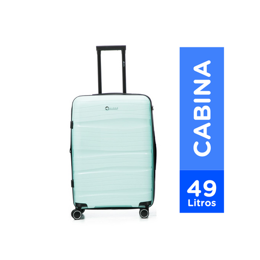 Maleta Kippi Cabina (S) Rígida Ultra Resistente y Expandible Wavy Menta