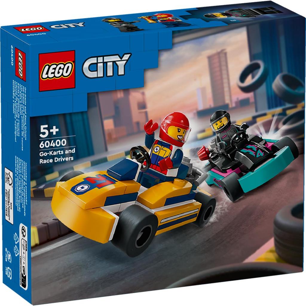 Lego City Go-Karts Y Pilotos De Carreras