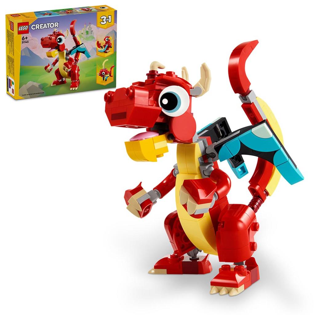 Lego Creator Dragón Rojo
