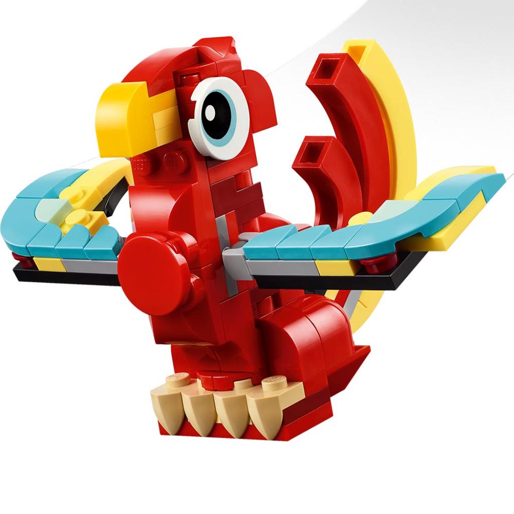 Lego Creator Dragón Rojo