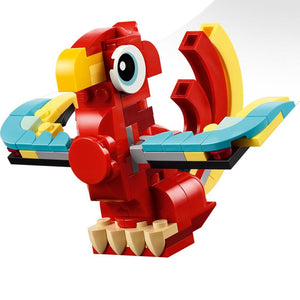Lego Creator Dragón Rojo