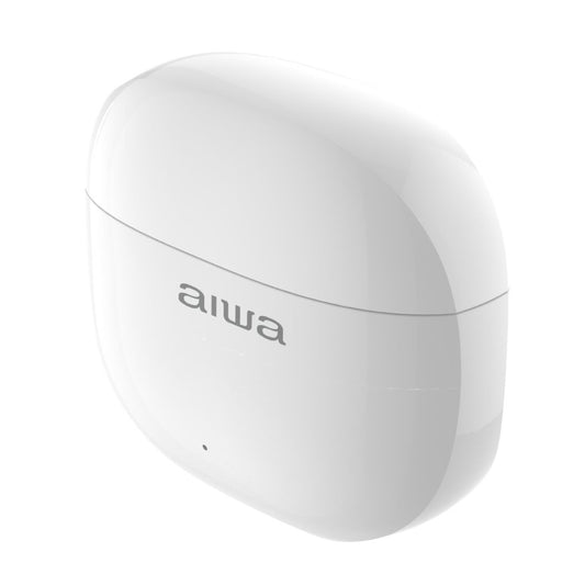 Combo Mochila Saxoline Cardiff Azul Marino 30 L + Audífonos Bluetooth Inalámbricos Aiwa Blanco