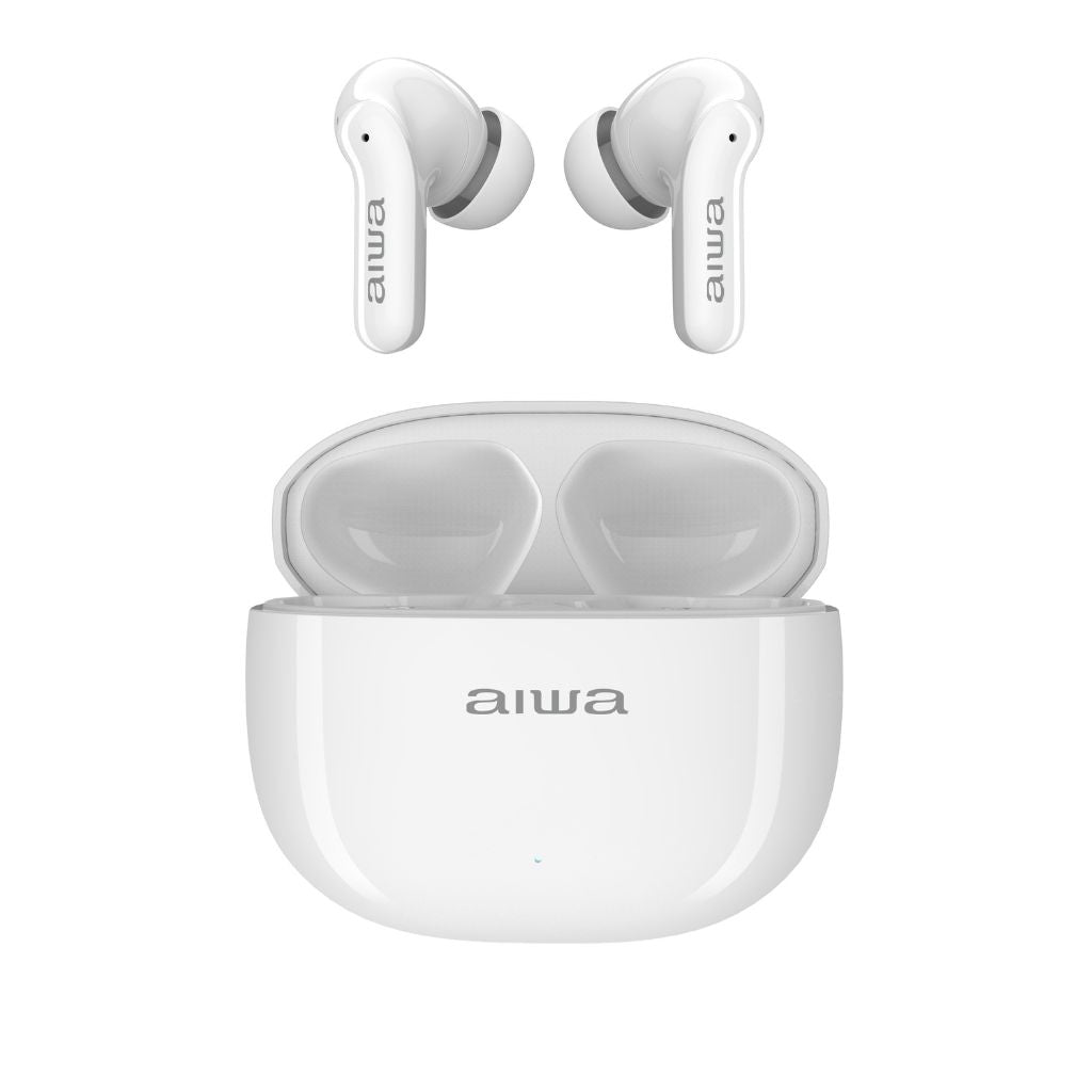 Audífonos Bluetooth Inalámbricos Aiwa Blanco Aw-Twsr2