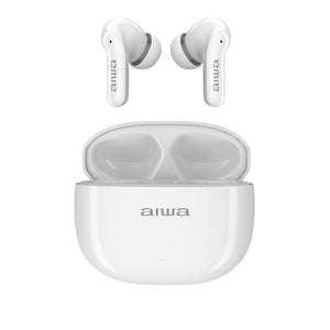 Audífonos Bluetooth Inalámbricos Aiwa Blanco Aw-Twsr2