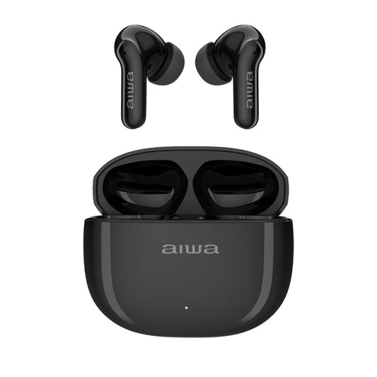 Audífonos Bluetooth Inalámbricos Aiwa Negro Aw-Twsr2