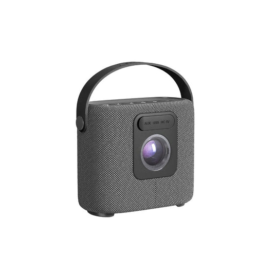 Parlante Bluetooth Portátil Gris 7W Con Luz Aws-S70Bt