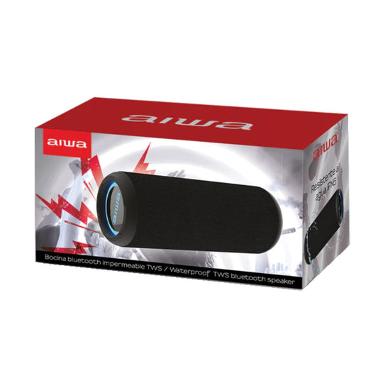 Parlante Bluetooth Portátil Negro Aiwa Aw-Kf4
