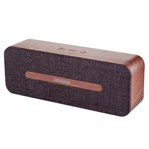 Parlante Portátil Madera Awp70Bt Bluetooth Café/Gris