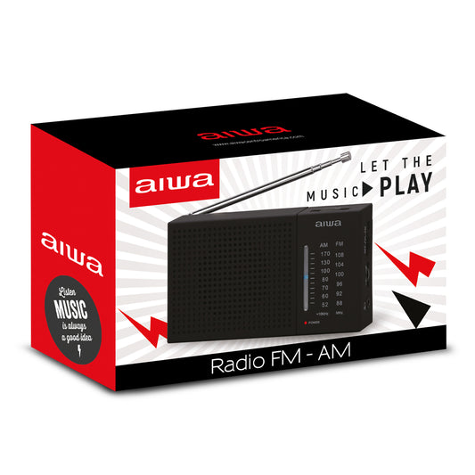 Radio Aiwa Awfml2 Am-Fm Análogo Portátil Conector 3.5 Mm