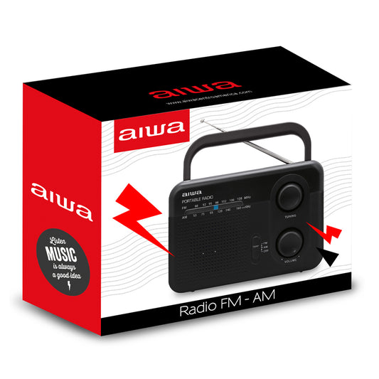 Radio Analógico Am/Fm Portátil Awfml4
