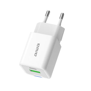 Cargador Rápido De Pared 30W Aiwa Usb-C Aw-Pd30W