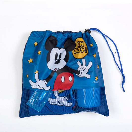 Set Toalla, Cepillo, Taza y Bolso Mickey