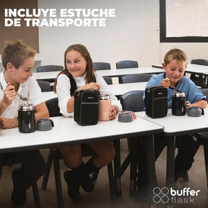 Termo Comida y Liquido Buffer 630ml + Bolso y Cuchara Azul