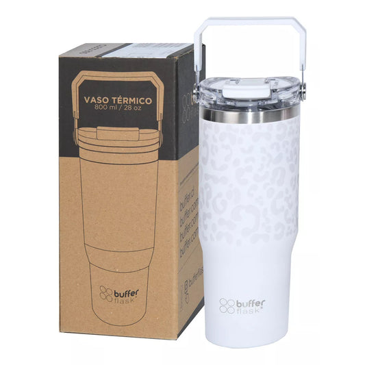 Mug Vaso Térmico Buffer Cuzco 800 ml Ice Leopardo