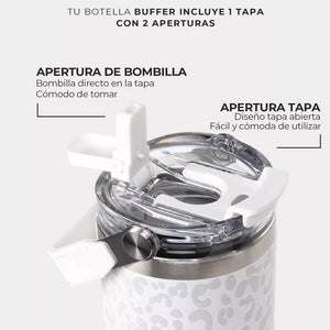 Mug Vaso Térmico Buffer Cuzco 800 ml Ice Leopardo