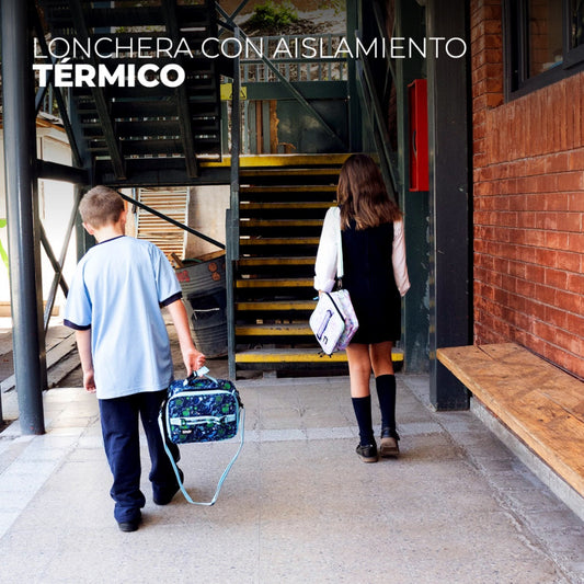 Lonchera Térmica Cooler Buffer Niños Azul Oscuro