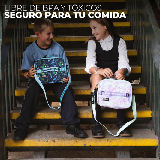 Lonchera Térmica Cooler Buffer Niños Azul Oscuro