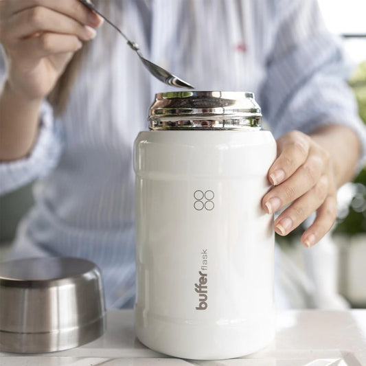 Termo Comida 800ml + Bolso y Cuchara Crema