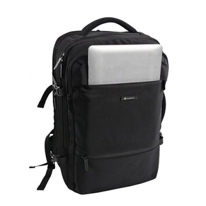 Mochila de Viaje Viral (Cabina Avión). Hardley 40L Balistica + Usb Black