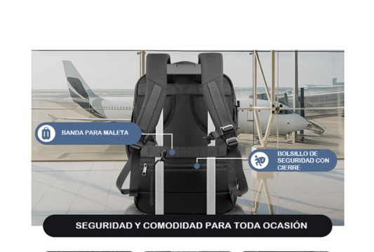 Mochila de Viaje Viral Expandible XL 36L Negro Montana Llaima