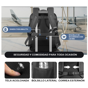 Mochila Viaje Viral XL. Resistente al Agua. 36L. Grand Travel Navigator. Antirrobo