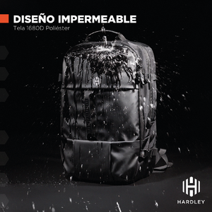 Mochila Impermeable para Viaje (Cabina Avión). Hardley  28L Ajustable