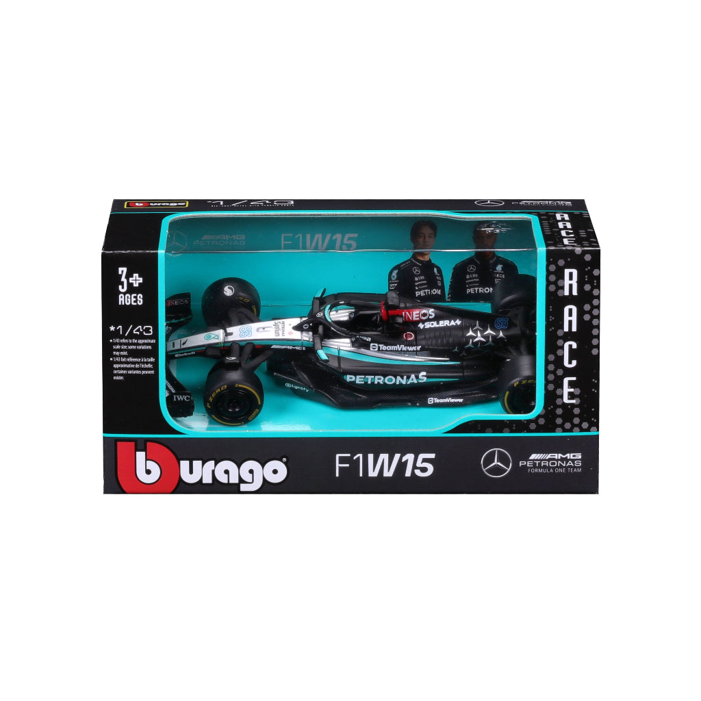 Auto Escala 1:43 Race Mercedes W15 George Russell 2024 | Tienda Copec