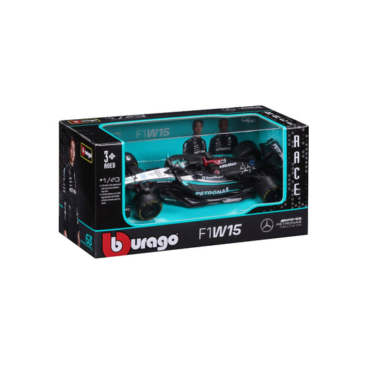 Auto Escala 1:43 Race Mercedes W15 George Russell 2024
