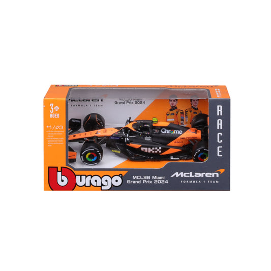 Auto Escala 1:43 MCL38 McLaren Lando Norris 2024