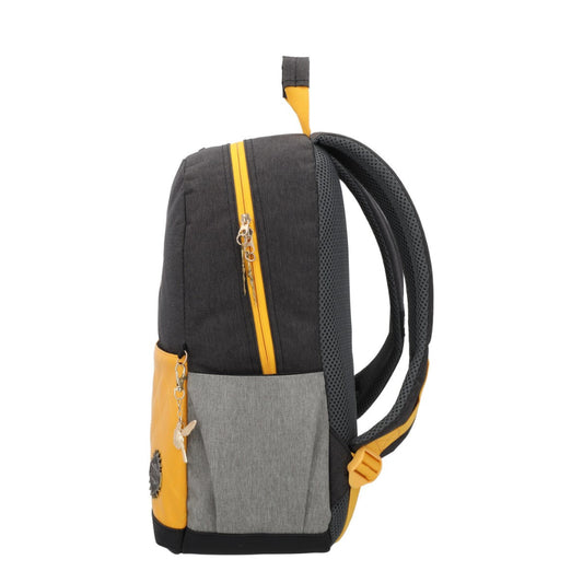 Mochila Harry Potter Hufflepuff Amarillo Negro