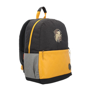 Mochila Harry Potter Hufflepuff Amarillo Negro