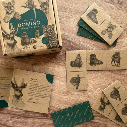 Juego De Mesa Dominó De Mamíferos