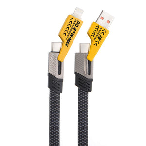 Cable Usb Universal 4 En 1 Carga Rapida 1M Fiddler