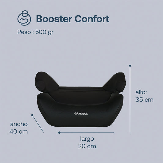 Alzador Booster Negro Bebesit