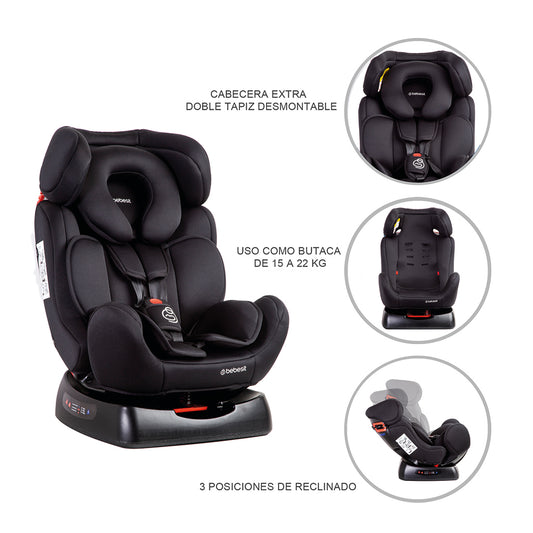 Silla de Auto Convertible Orbit LX Negro