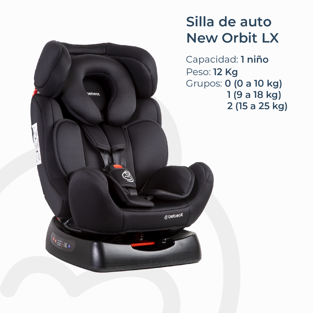 Silla de Auto Convertible Orbit LX Negro
