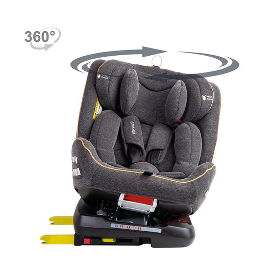 Silla de Auto Convertible 360° Isofix Supra Gris