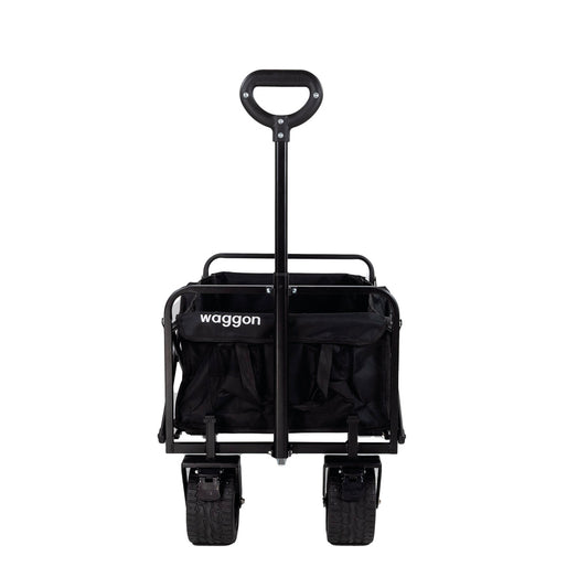 Carrito Plegable Camping Playa Niños Negro
