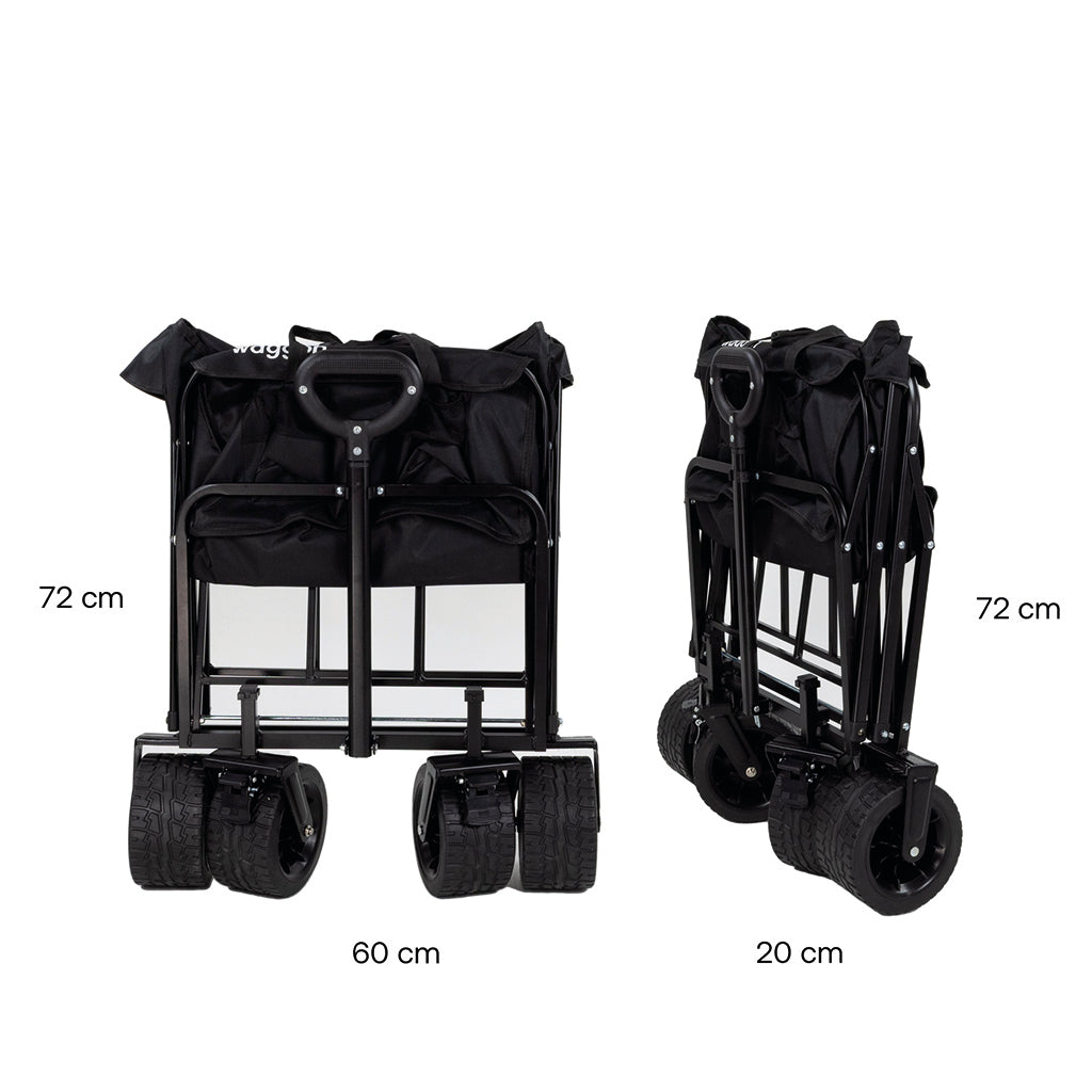 Carro de arrastre Wagon Negro