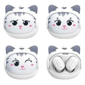 Audifonos Bluetooth Rolling Face Cat
