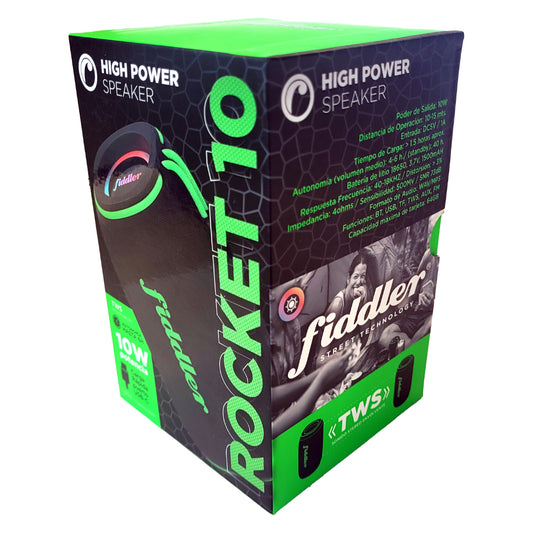 Parlante Inalámbrico Bluetooth Rocket High Power 10W