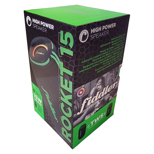 Parlante Inalámbrico Bluetooth Rocket High Power 15W