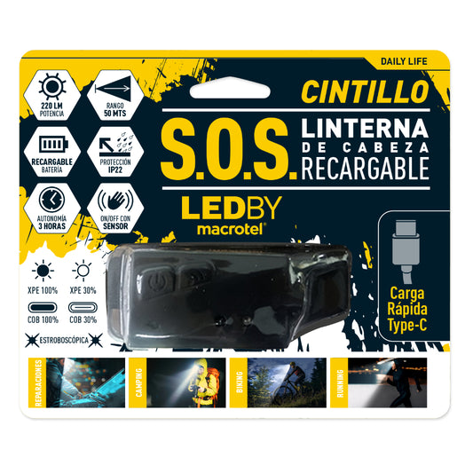 Linterna De Cabeza S.O.S